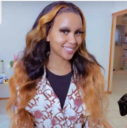 26inch Frontal ombre wig