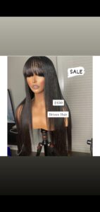 Wear and go- Straight fringe bob human hair WIG - Screenshot 20220829 203730 Gallery1