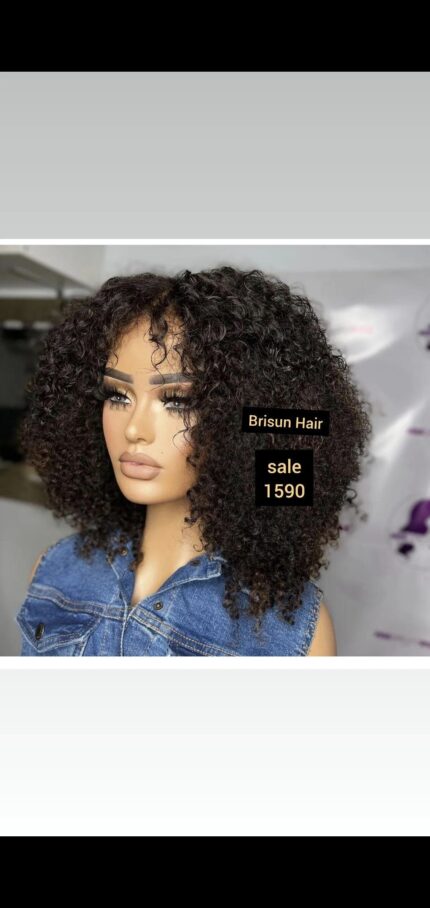 kinky curl closure fringe