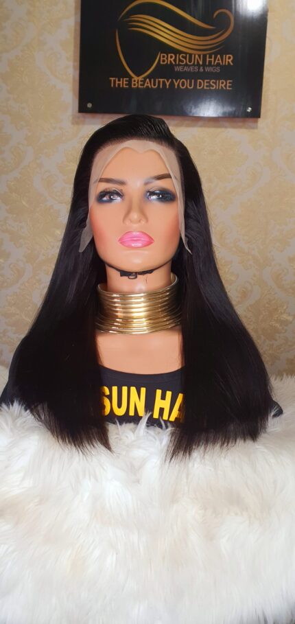 Double Drawn frontal straight wig