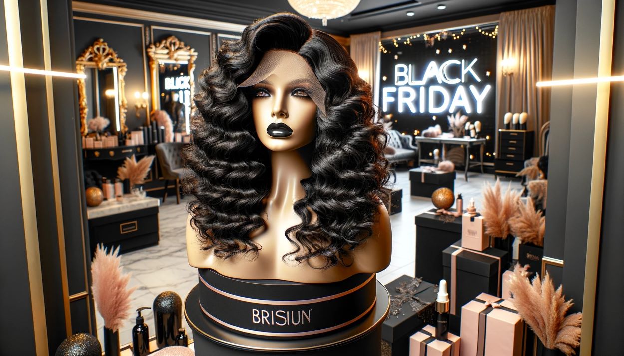 Black Friday Exclusive: Discover the Elegance of Brisun Hair Wigs - the Gorgeous Frontal Curl 18 Inch
