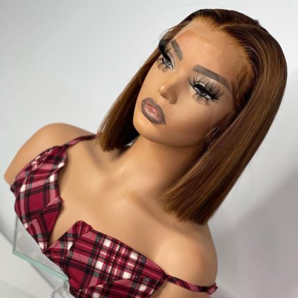 Brown Frontal Bob 10inch