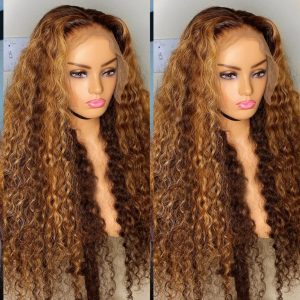 Frontal ombre Highlight Peruvain Curl 12-30inch - IMG 20240225 WA00061
