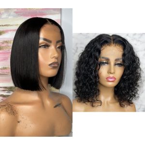 NEW DEAL 8inch bob and 10inch curl both Wear And Go Wig - InShot 20240423 0816428791