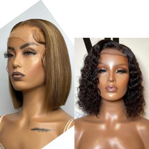 Summer Combo 8inch Brown and 10inch 4x4 Curl Both glueless - InShot 20240906 0804375652