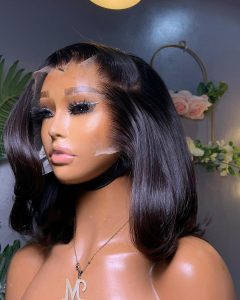 12inch HD Vietnamese Frontal Bob - marvhaircollection a0edd45f4cd749a3b6269f84303f537b1