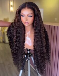 13x4 Italian soft curl black/ombre highlight 30inch HD lace - Screenshot 20250603 193348 Instagram1